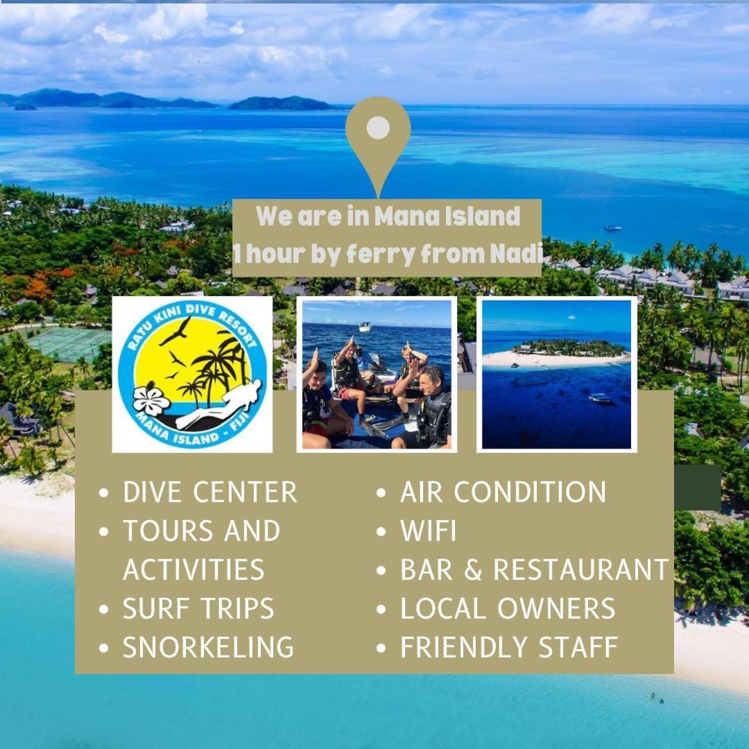 Ratu Kini Dive & Stay Île de Mana Extérieur photo